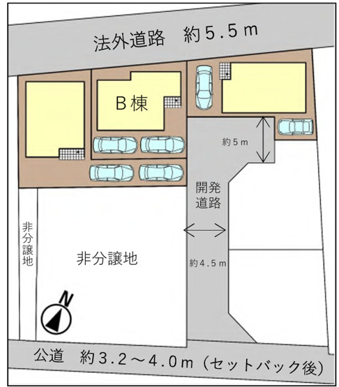 【区画図】 | 海老名市下今泉4丁目　新築戸建て　全3棟【仲介手数料無料】 | 海老名市を中心に地域密着で営業♪不動産のことなら「大樹不動産」へ