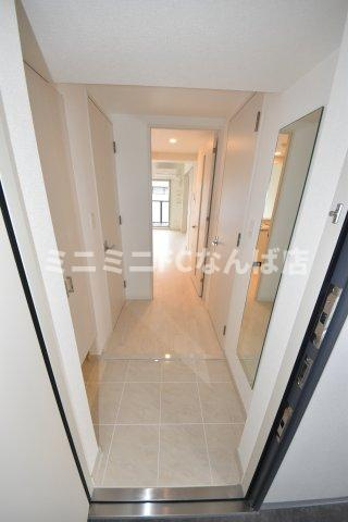 アドバンス大阪城ベレッツァの玄関