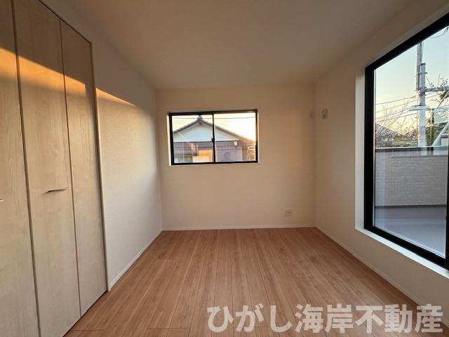 藤沢市鵠沼海岸3丁目　新築戸建　の寝室|6.1帖　洋室