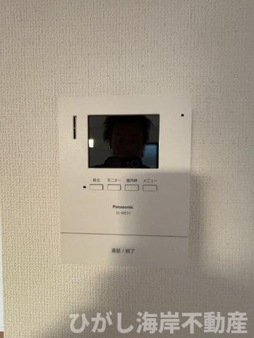 藤沢市鵠沼海岸3丁目　新築戸建　のセキュリティ|TVモニター付きインターフォン