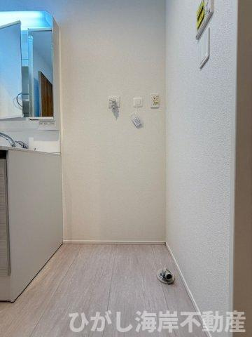 平塚市中里　新築戸建　全２棟のランドリースペース|洗濯機置場