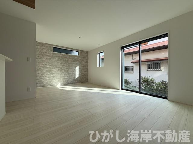平塚市中里　新築戸建　全２棟の居間・リビング|16.5帖　LDK