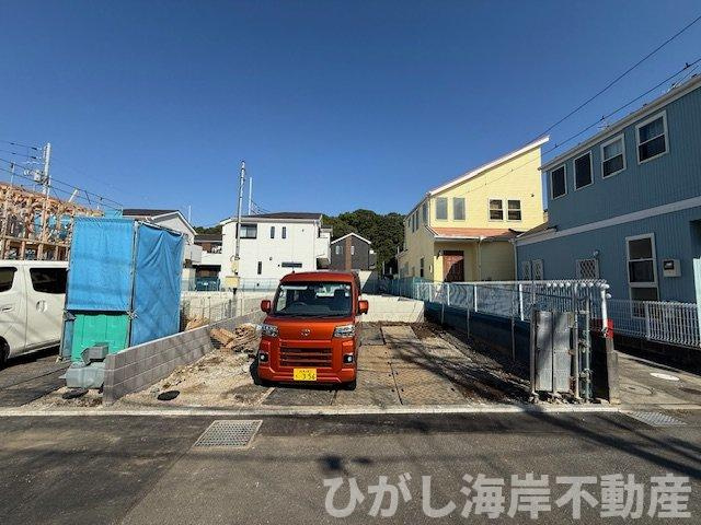 茅ヶ崎市甘沼　　新築戸建　全4棟の外観|10月30日撮影　建築中　現地外観