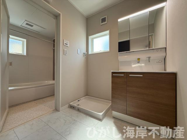 茅ヶ崎市香川5丁目　新築戸建　全10棟の脱衣所|脱衣スペース