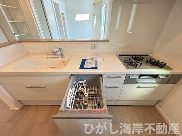 茅ヶ崎市香川5丁目　新築戸建　全10棟のキッチン|食洗器付きシステムキッチン