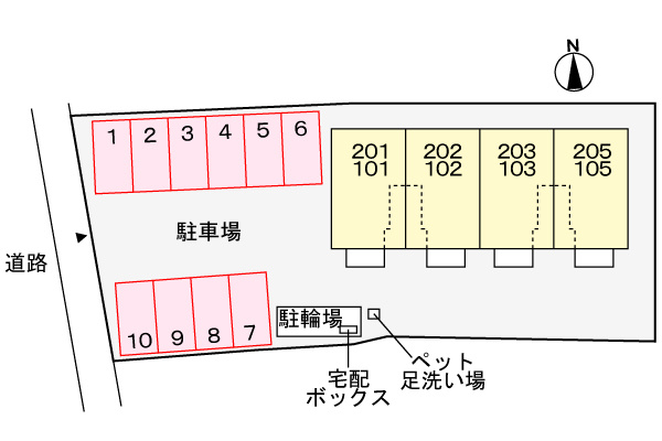 エアリーヒルⅦの区画図