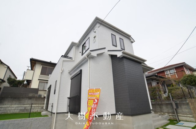 【外観】 | 綾瀬市綾西2丁目　新築戸建て　全１棟【仲介手数料無料】 | 建物完成しました！！内見可能です♪