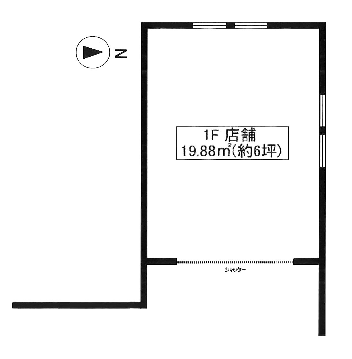 文京区本郷５丁目の店舗事務所の間取り|間取り