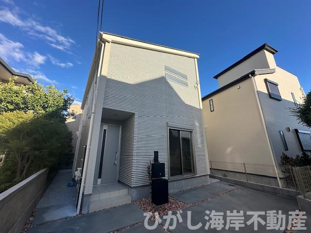 藤沢市辻堂東海岸1丁目　新築戸建　全２棟の前面道路含む現地写真|現地外観
