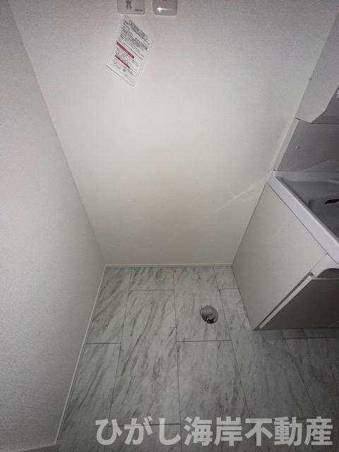 藤沢市辻堂東海岸1丁目　新築戸建　全２棟のランドリースペース|洗濯機置場