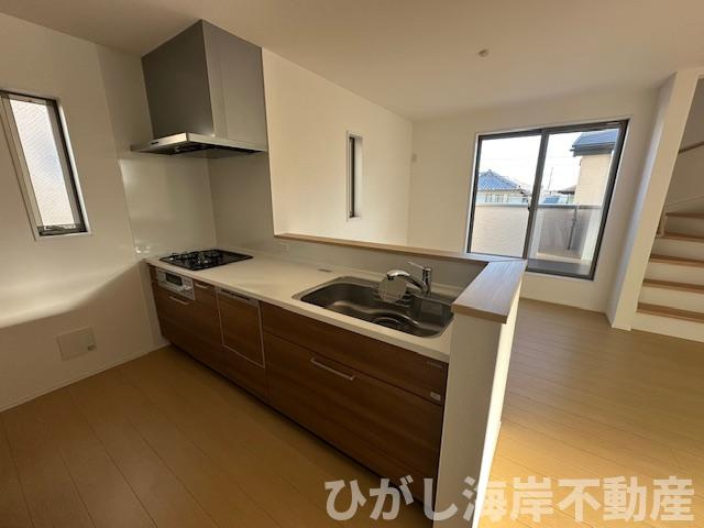 藤沢市辻堂東海岸1丁目　新築戸建　全２棟のキッチン|キッチンスペース