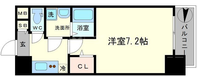 LUMINOUS桜川の間取り