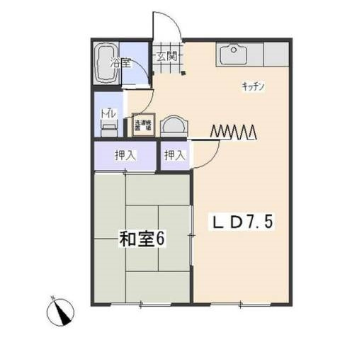 グランパスＢの間取り