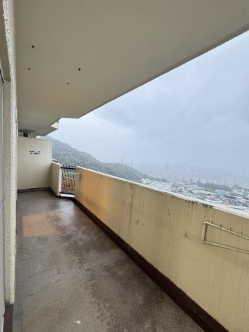 プラザ翠光(すいこう)のバルコニー