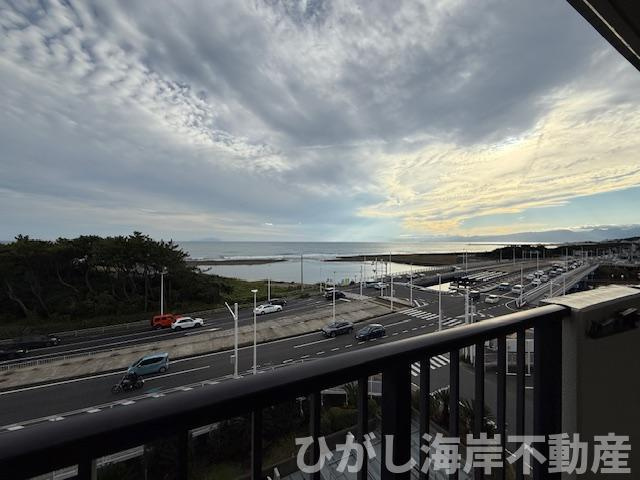 ダイアパレス湘南虹ケ浜オーシャンビューの展望|バルコニーからの眺望