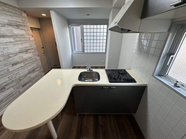 川崎市多摩区中野島３丁目の賃貸マンションのキッチン