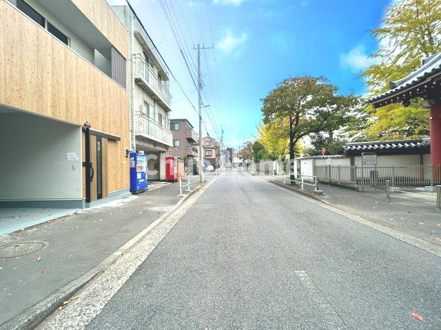 葛飾区東四つ木1丁目中古住宅の前面道路含む現地写真|全面道路