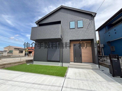 【外観】 | 神戸市西区玉津町今津　新築戸建2号棟　仲介手数料無料！ | 西区玉津町今津　新築2号棟　仲介手数料無料！