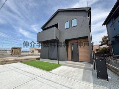 【外観】 | 神戸市西区玉津町今津　新築戸建2号棟　仲介手数料無料！ | 外はこのようになっています