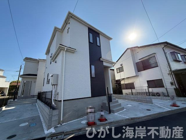 茅ヶ崎市松林2丁目　新築戸建　全５棟の前面道路含む現地写真|現地外観