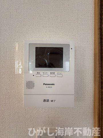 茅ヶ崎市松林2丁目　新築戸建　全５棟のセキュリティ|TVモニター付きインターフォン