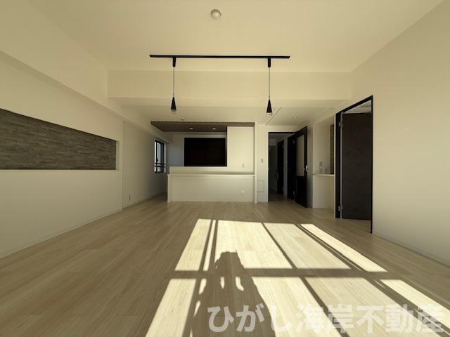 第1ハイツ茅ヶ崎の居間・リビング|新規リフォーム完了！　21.5帖　LDK