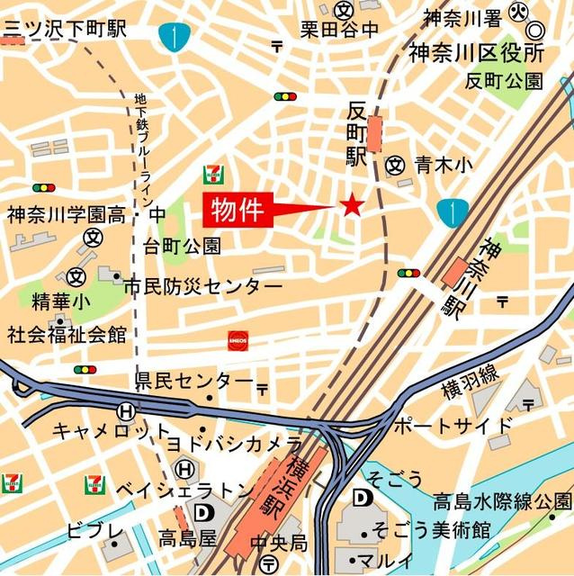 シルク　パークレーンの地図