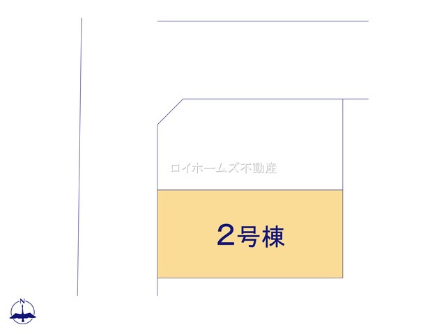 【区画図】 | 名古屋市中川区中須町字藤六1-3『仲介料無料』新築戸建て | 2号棟