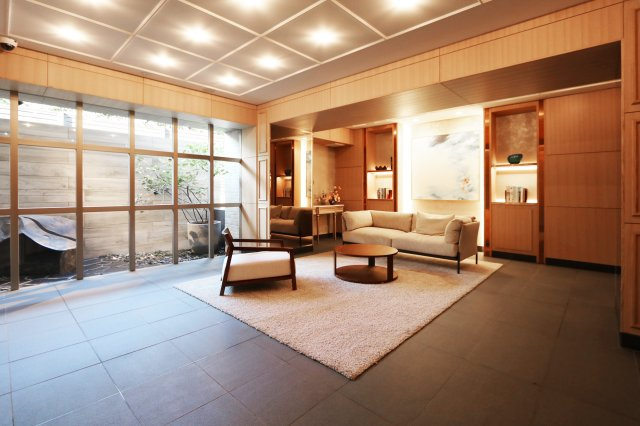 パークホームズ大濠一丁目のロビー