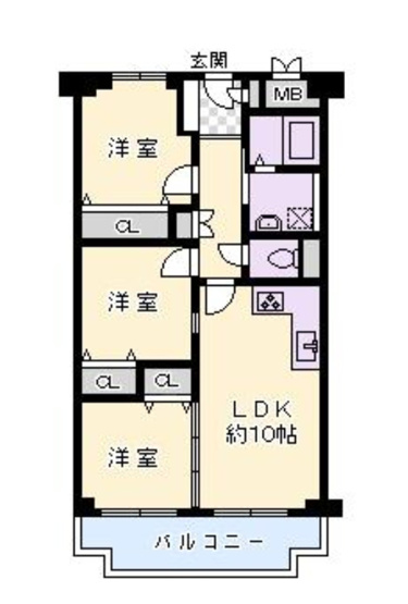 【間取り】 | ☆日商岩井第6緑地公園マンション