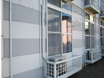 レオパレスwisteriaのバルコニー