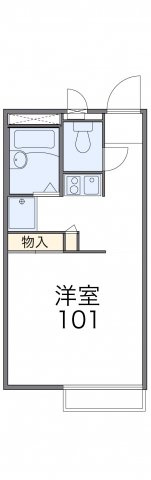 レオパレスwisteriaの間取り