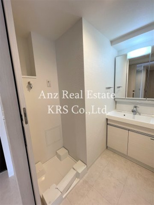 【独立洗面台】 | ラ・ピシーヌ南堀江 | 洗濯機置場はここにあります
