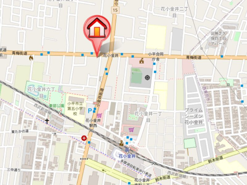 ロイヤルプレステージの地図