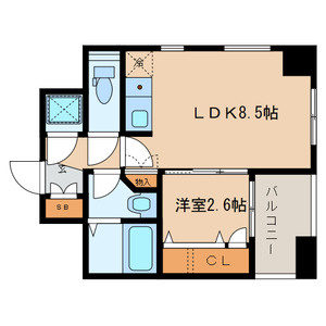 福岡市中央区高砂１丁目の賃貸マンションの間取り|間取り図