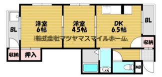 【間取り】 | 第三シャルマン四條畷