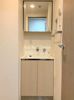 【洗面所】 | M.hills南堀江south | 毎朝の歯磨きや洗面時にゆったりとした時間を演出