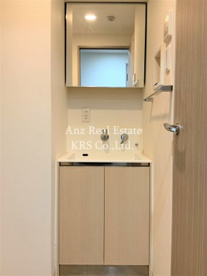 【洗面所】 | M.hills南堀江south | 毎朝の歯磨きや洗面時にゆったりとした時間を演出