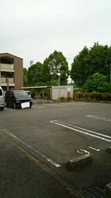 【駐車場】 | エスポワールらん | カースペースがあります