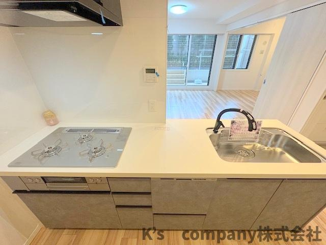 ◎茅ヶ崎市元町　ジオ茅ヶ崎フレシアのキッチン|お子様を見守りながらお料理ができます♪