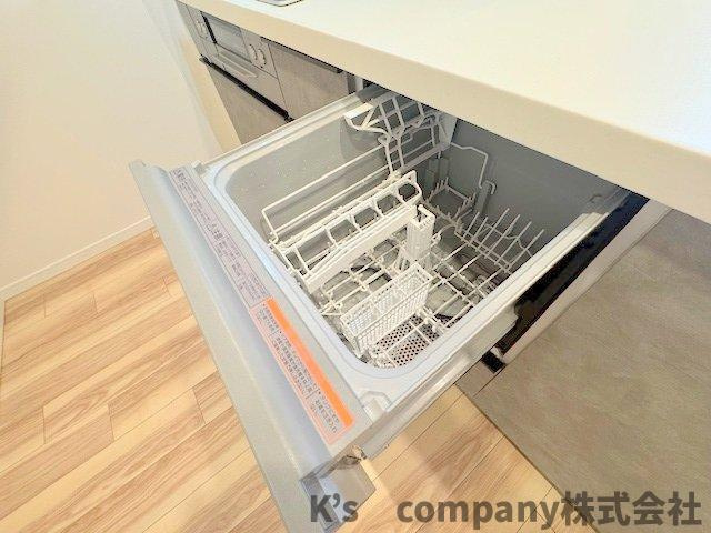 ◎茅ヶ崎市元町　ジオ茅ヶ崎フレシアのキッチン|食器洗い乾燥機付きで家事の時短に役立ちます☆