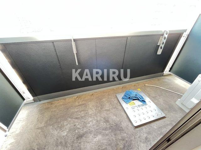 ガゼルコーヴ高倉のバルコニー|お洗濯にも便利なバルコニー付き