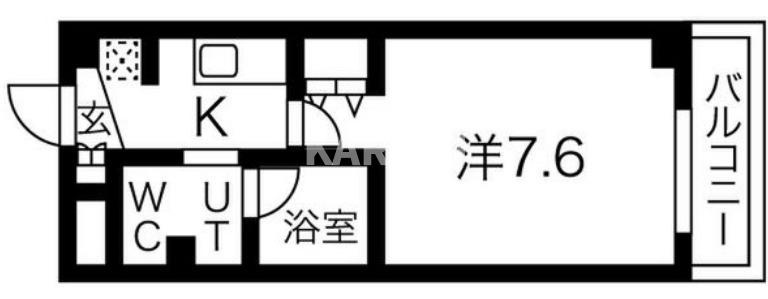ガゼルコーヴ高倉の間取り