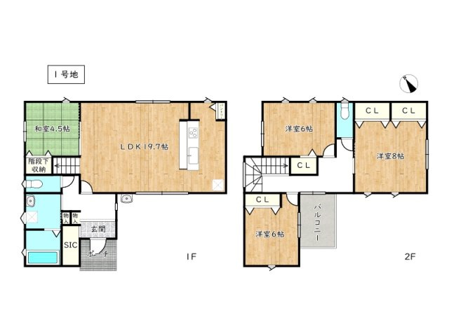 【間取り】 | タマタウン姫路北条／全6棟