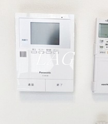 【セキュリティ】 | スカイパークテラス | モニター付きインターホンです。