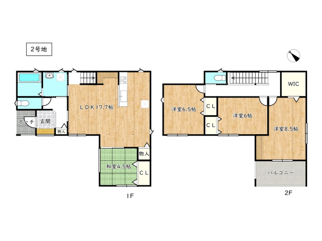 【間取り】 | タマタウン姫路北条／全6棟