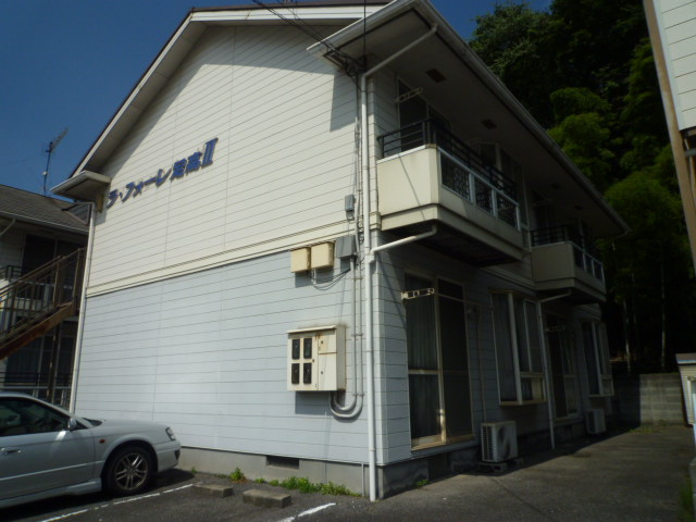 倉敷市笹沖のアパートの外観