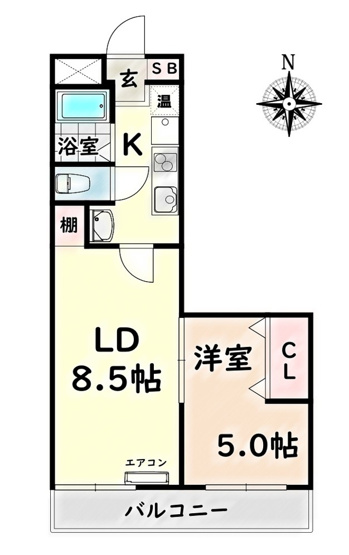 【間取り】 | ひかりマンション【名古屋市賃貸・RC造】