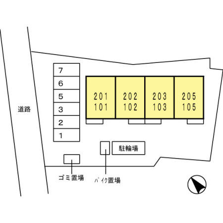 ＳＨＡＭＲＯＣＫ　ＨＩＬＬＳの区画図