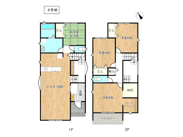 【間取り】 | タマタウン姫路北条／全6棟